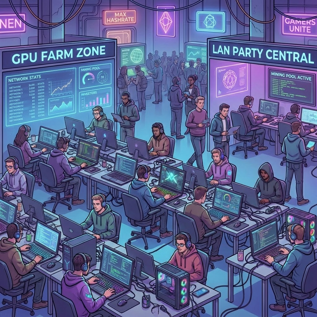 Compute Colony Server Infrastructure - Distributed GPU farming LAN setup